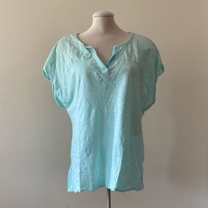 NEW Gap baby blue blouse